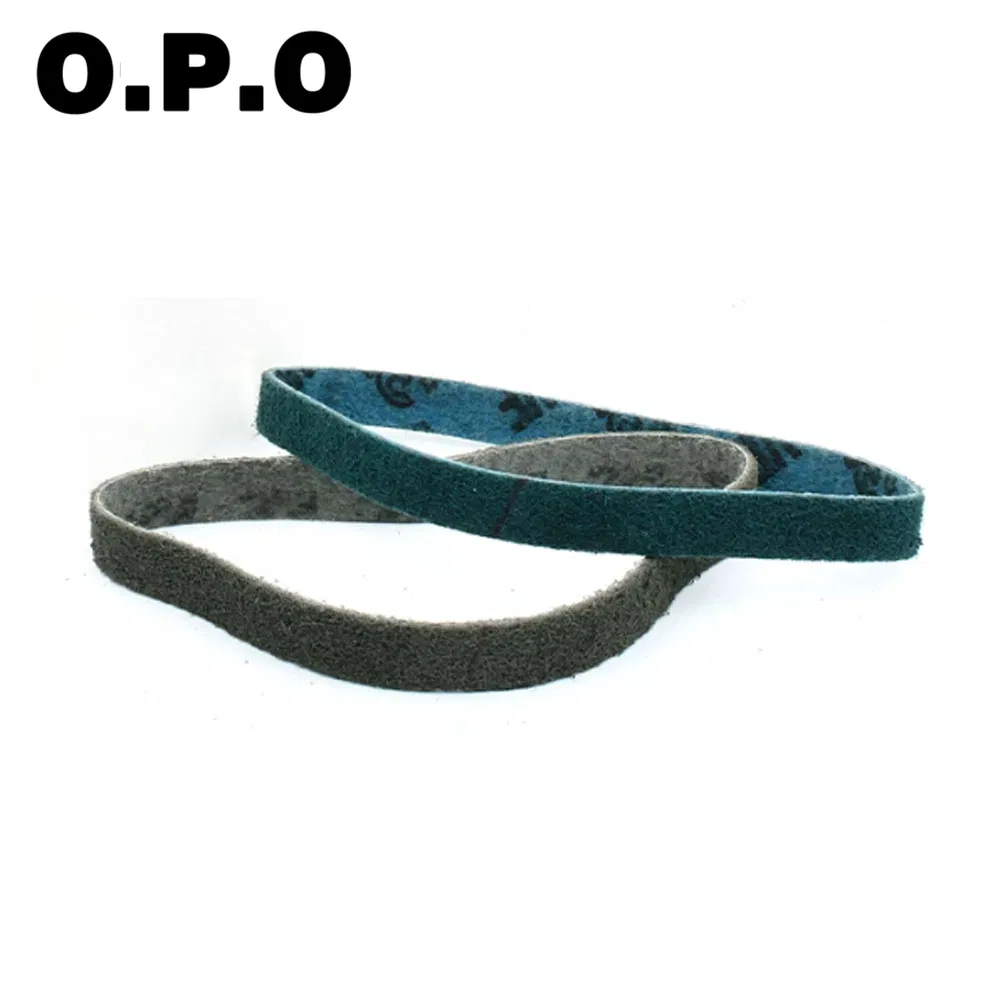 Factory Wholesale Customized Non Woven Abrasive Belts Surface Conditioning Belt Nylon Sanding Belt for Polishing and Finishing