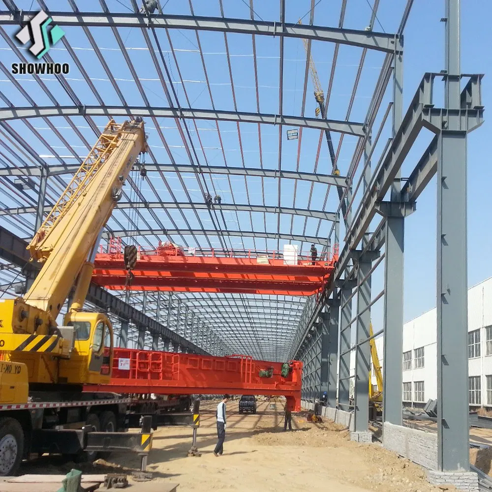 Ready Made Two Storey Hangar Warehouse Pre Fabricated Steel Building Galpon