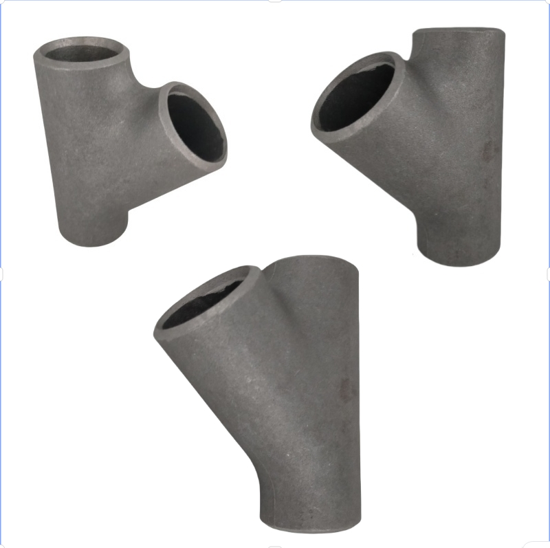 Factory Malleable Iron Cast Iron Galvanized 45 Deg Lateral Tee