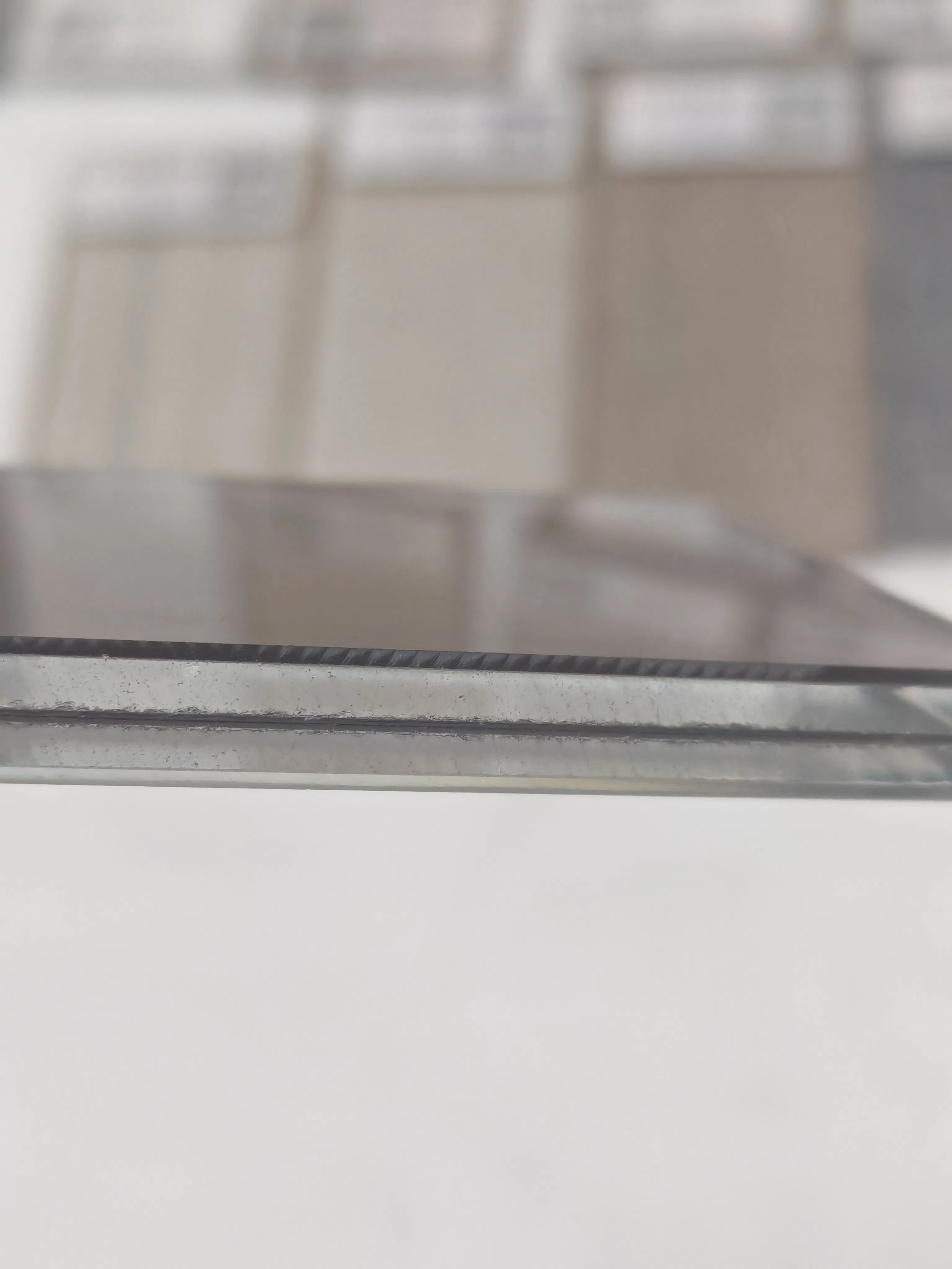 Modern Artistic Glass with Decorative Fabric for Unique Spaces