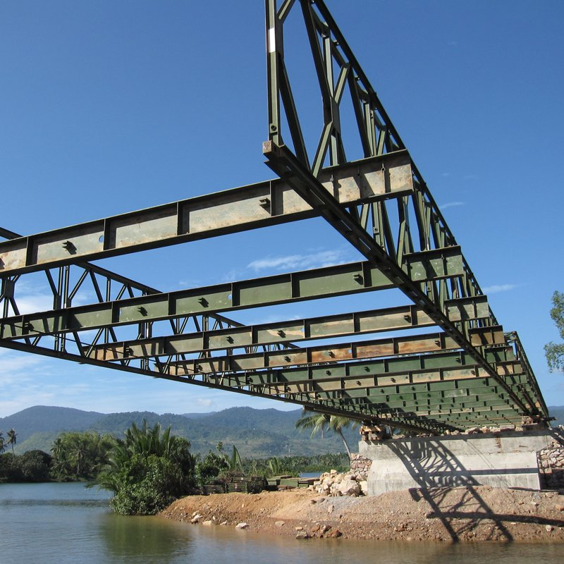 Panel Stand Prefabricated Bridge Manufacturers Portable Steel Construction Rapid Assembly Bailey