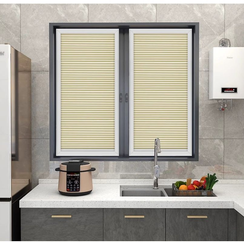 Built in Window Pleated Honeycomb Blinds