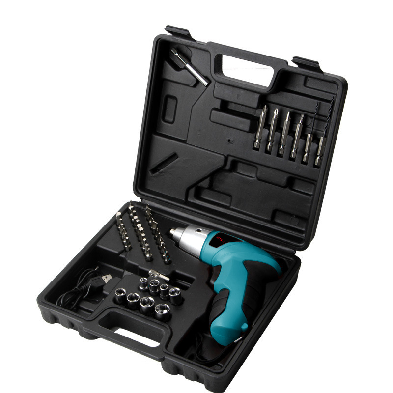 Portable DC3.6V Lithium-Ion Cordless Screwdriver with Versatile Accessory Options for Household and DIY Use - Model CDS001