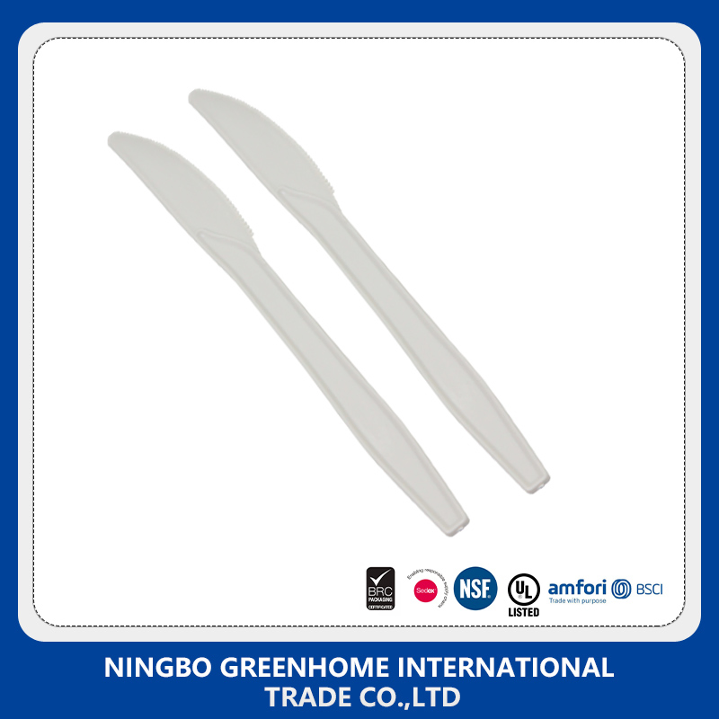 Eco-Friendly Biodegradable Disposable Cutlery Corn Starch Forks and Spoons Cutlery Set for Party