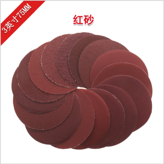 3inch Aluminum Oxide Round Abrasive Tools Sandpaper for Grinder