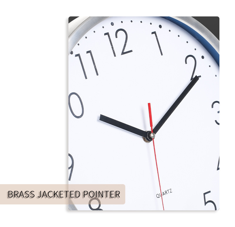 Custom Best Waterproof Analog Quartz Metal Wall Clock for Outdoor