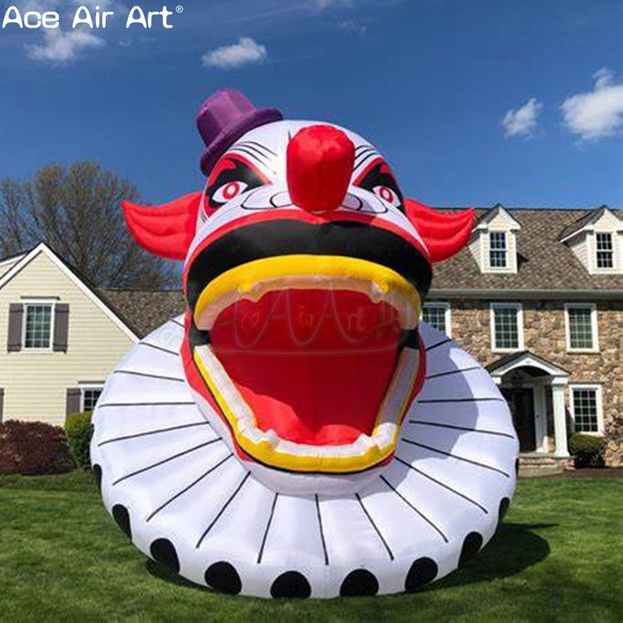 Giant Halloween Inflatable Clown Cartoon Pennywise Outdoor Activities Decoration