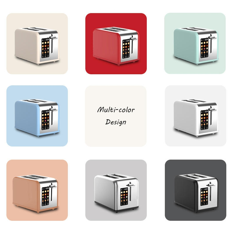 Newly Designed Stainless Steel Bread Toaster Touch Control Multifunctional Intelligent Toaster