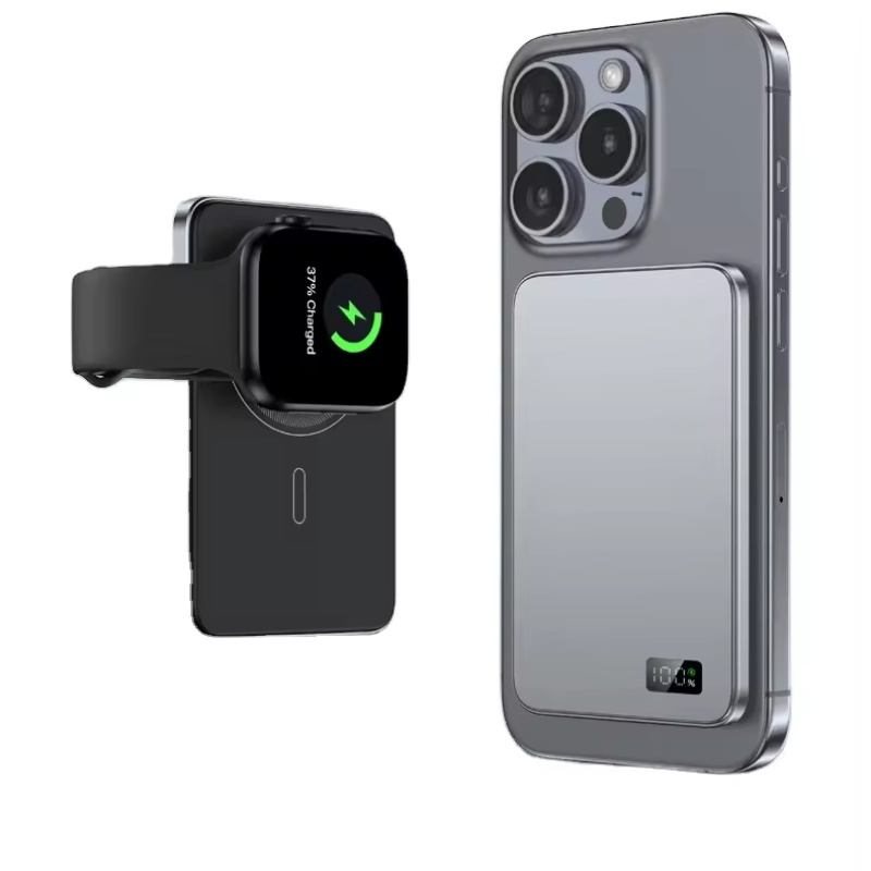 Custom Logo 5000/10000mAh Magsafe Battery Pack 20W Fast Charging Magnetic Portable Charger Wireless Power Bank