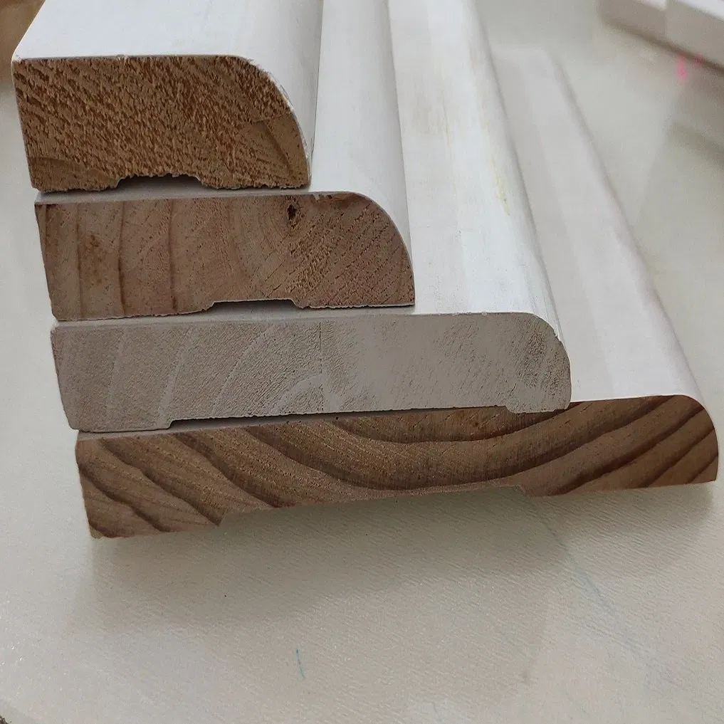 Solid Real Wood Skirting Wood Molding Flooring Accessory Wall Skirting Line