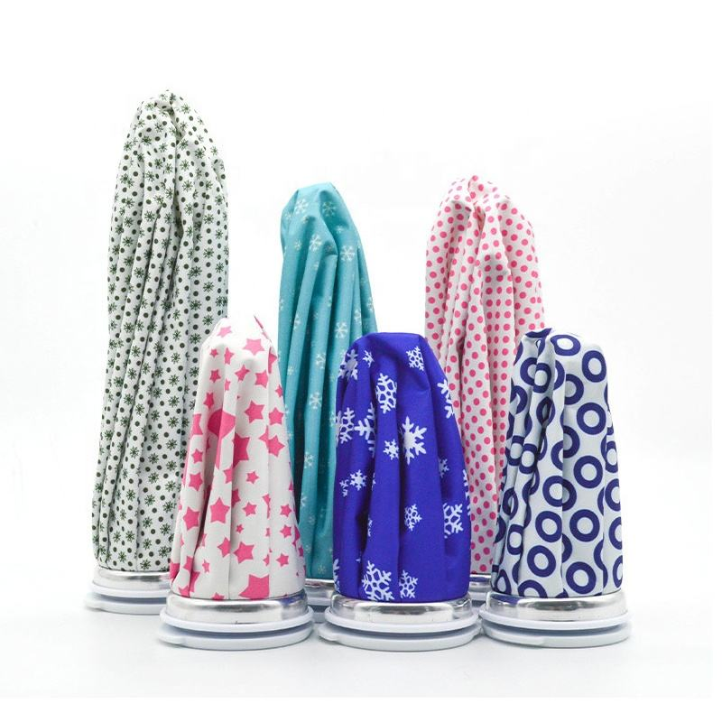 Reusable Cloth Fabric Ice Cold Pack for Ankle Wrap Strap Muscle Swelling