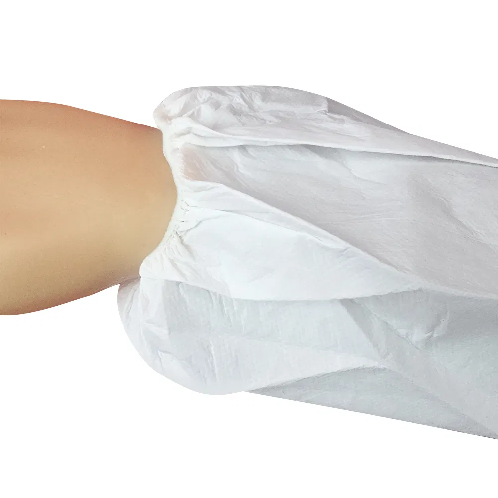 White Disposable Microporous Oversleeve Covers