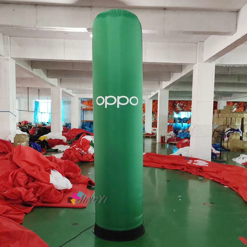Dye Sublimation Air Inflation Tube Display Column Inflatables for outdoor event