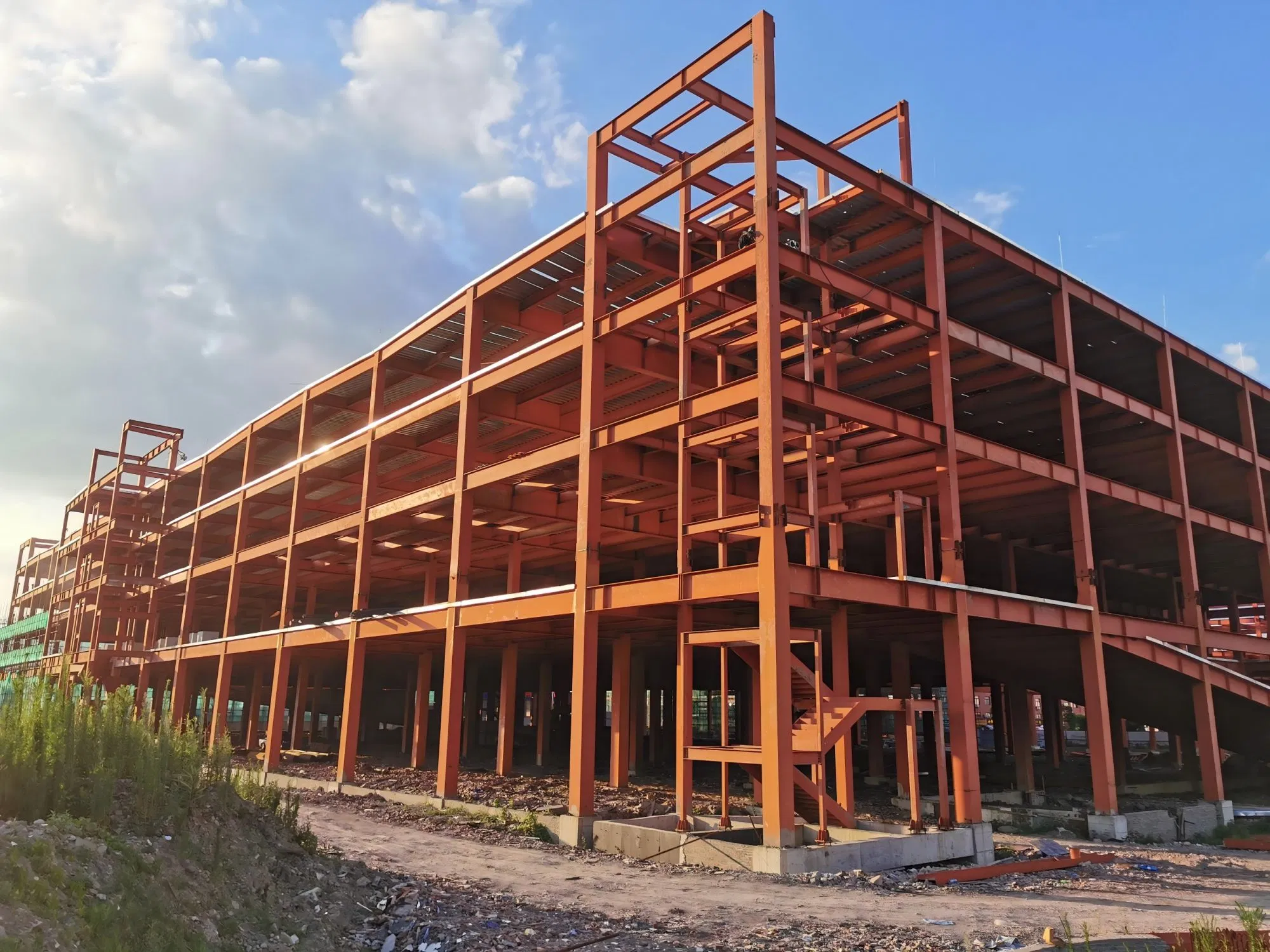 Factory Price -Large Span Steel Structure Frame Prefabricated Net Frame Structure