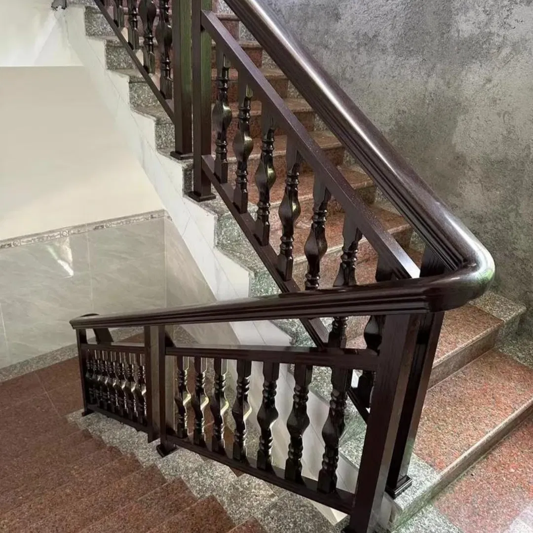 Hot Sale Metal Balustrade Design Picket Aluminum Balcony Handrail Deck Stair Railing Villa House Fencing