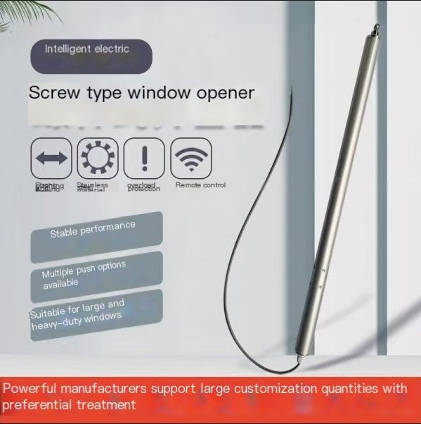 Electric Window Opener Remote Control Sliding Window Motor Home Smart Aluminium Accessories Sliding Window Driver