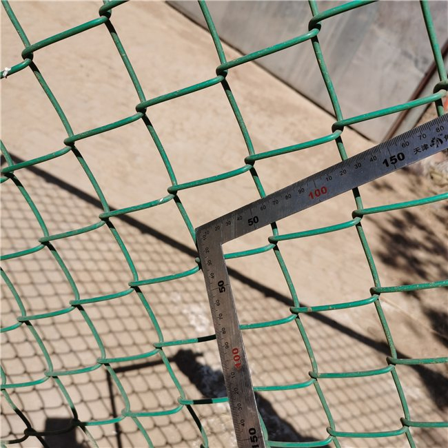 Yq Flayground Fence PVC Chain Link Fence Mesh Panels