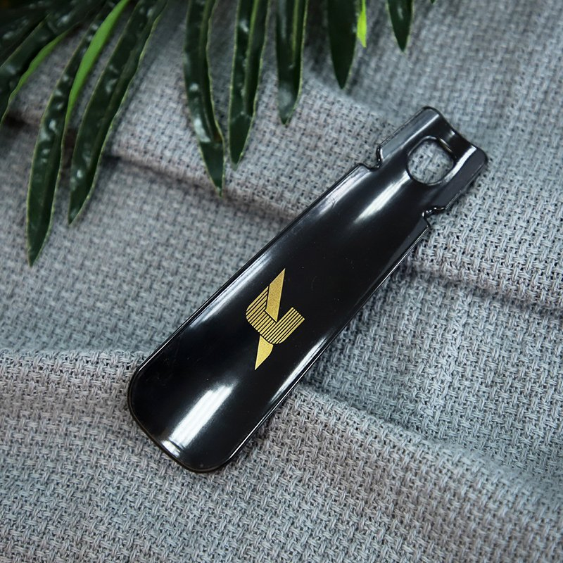 Disposable Customized Logo Plastic Convenient Ergonomic Hotel Travel Shoe Horn