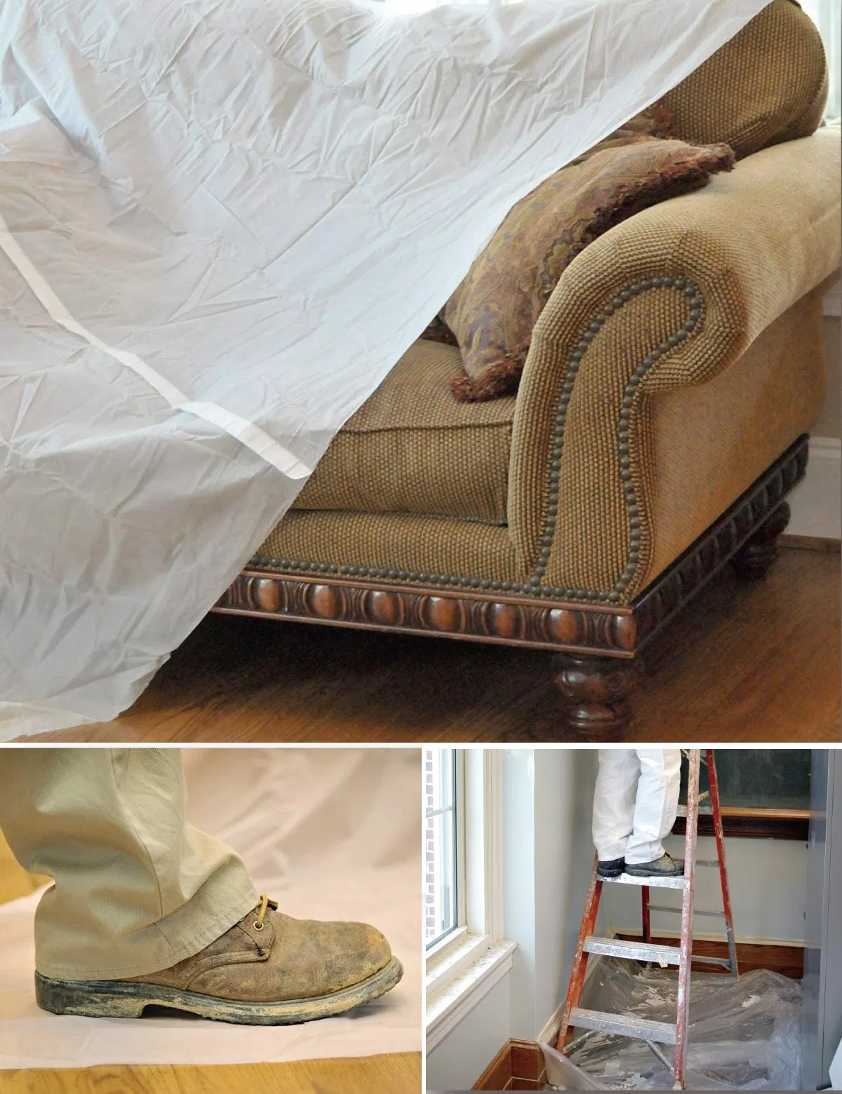 Rollingdog-PRO 81374 Clear Plastic Drop Cloth PE 4m*5m
