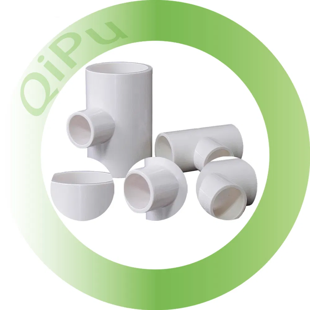 PVC Reducing Tee Joint PVC Plumbing Fittings 90-Degree Plastic Fitting Coupling Elbow Connector