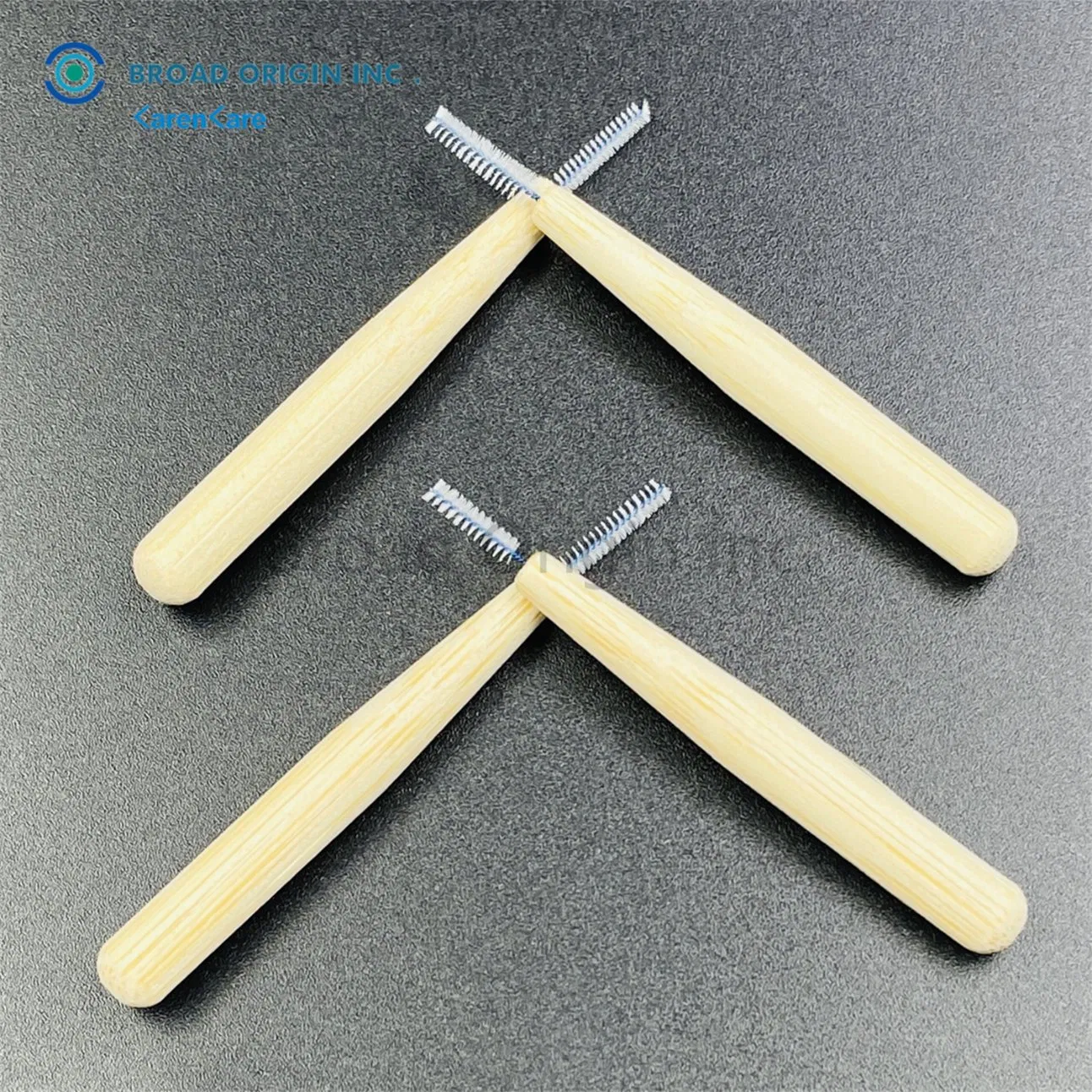 Eco-Friendly Zero Waste Biodegradable Wood Dental Brushes Natural Organic Bamboo Interdental Brushes