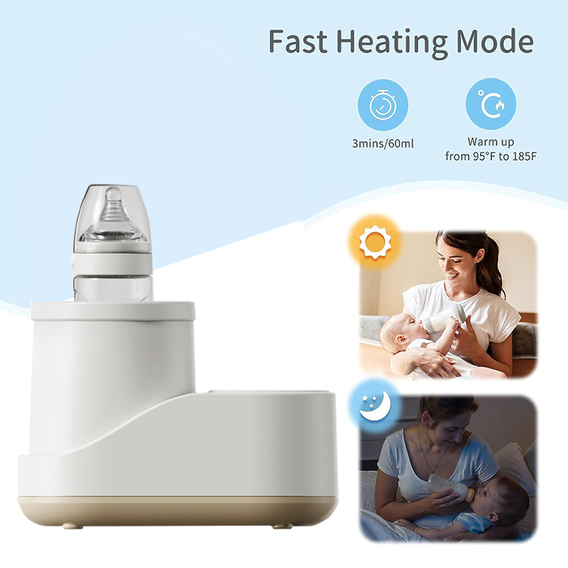 Electric Baby Bottle Warmer Fast Warmer Milk Baby Food Heater for Breastmilk & Formula Milk Shaker