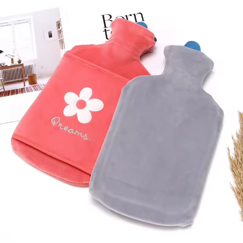 Hot Selling Plush Cute Bag Belly Rubber Belt Cover Hand Warmer Hot Water Bottle