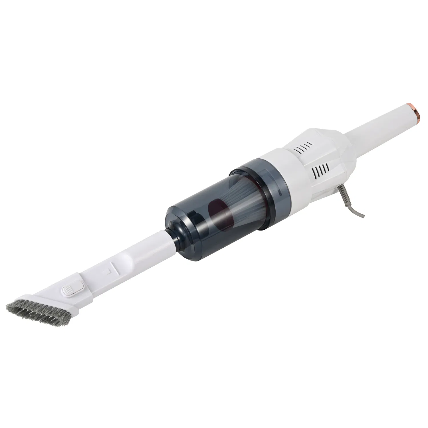 Trendy White Hand-Held Vacuum Cleaner, Weighs Only 1.1kg