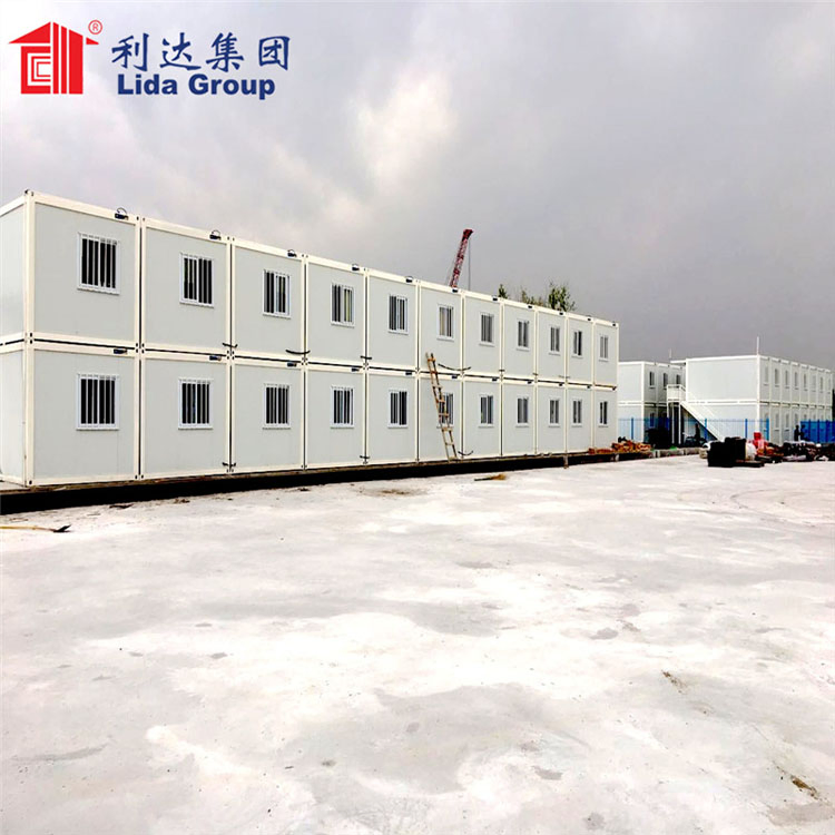 Prefab Plat Pack Container House for Labor Camp