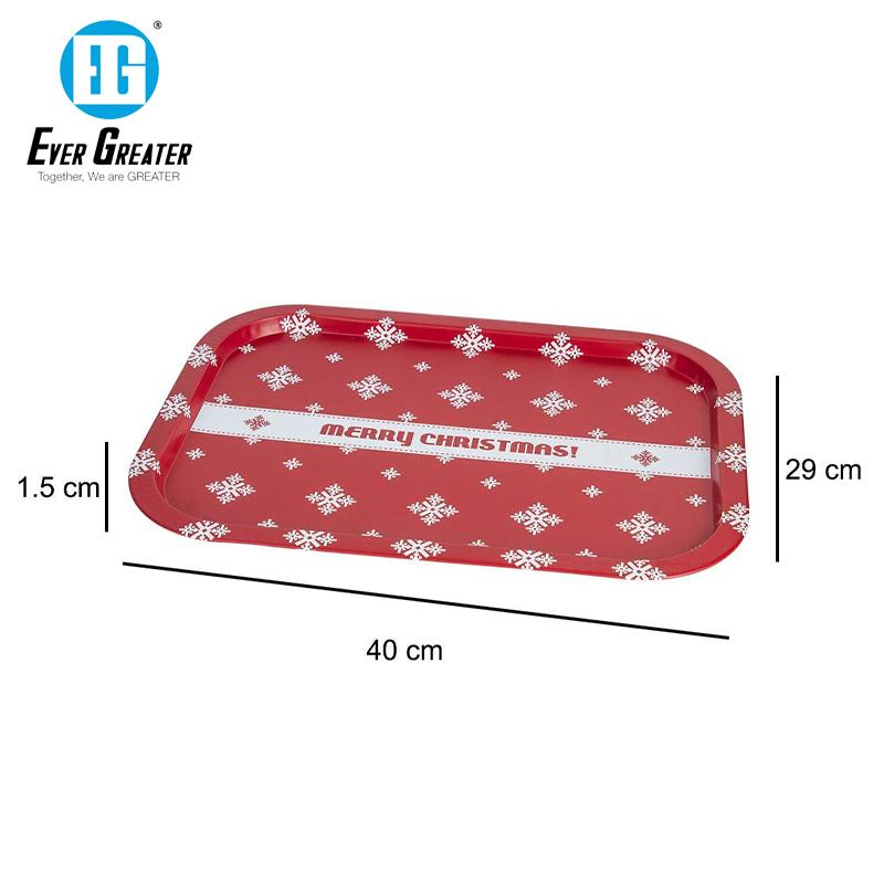 Custom Serving Tray Set High Quality Metal Tray for Gifts Christmas Decor Wholesale Trays Decorative Serving Trays