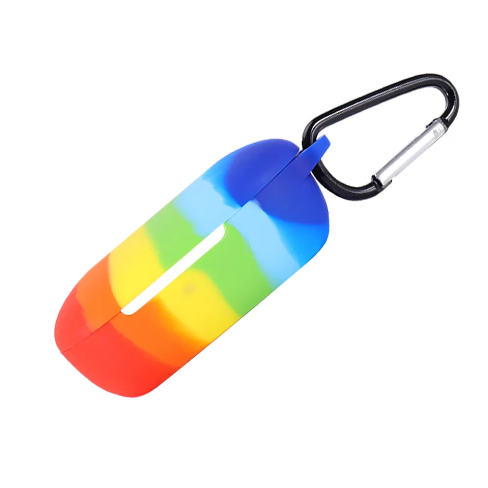 Wireless Bluetooth Earphone Silicone Protection with Keybain Rainbow Colors Earhone Case for One Plus Buds Z