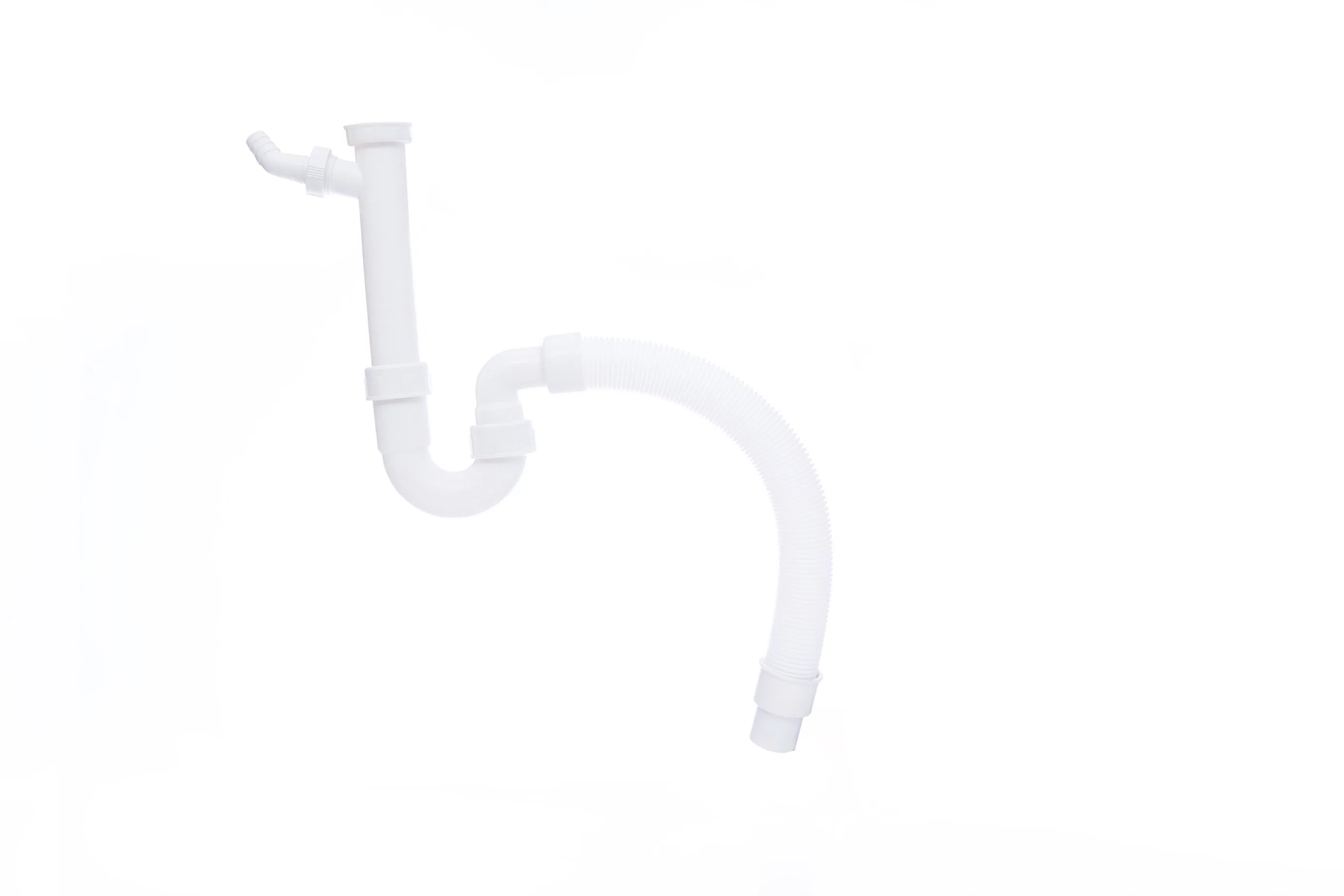 White Versatile Anti-Clog PP Basin Drainer for Basin and Sink