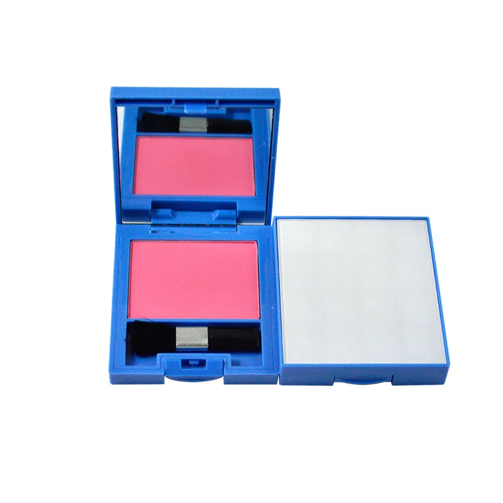 Square Case Blush Powder Soft and Delicate with Mirror