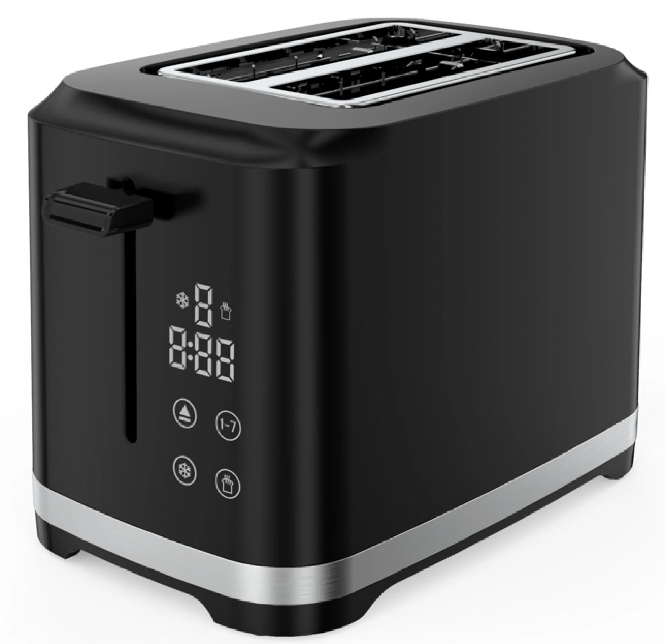 Sleek 2-Slice Short Slot Toaster for Effortless Morning Toast