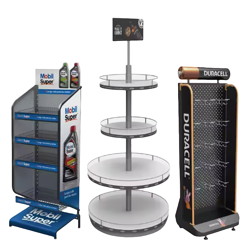 Multi-Function Store Oil Floor Stand, Mechanic Units, Grocery Soda Retail Display