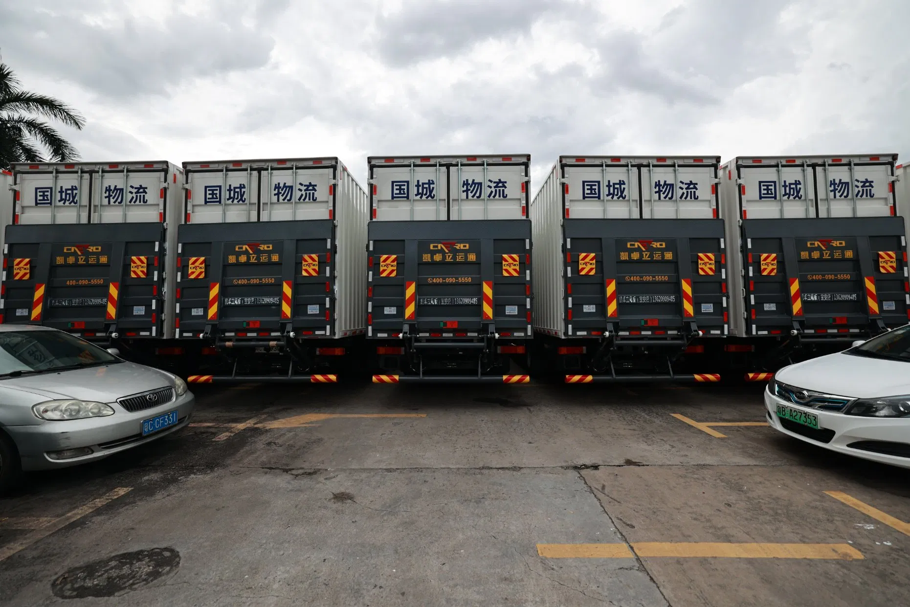 Гидравлическая хвостовая платформа для грузовика 3 тонны