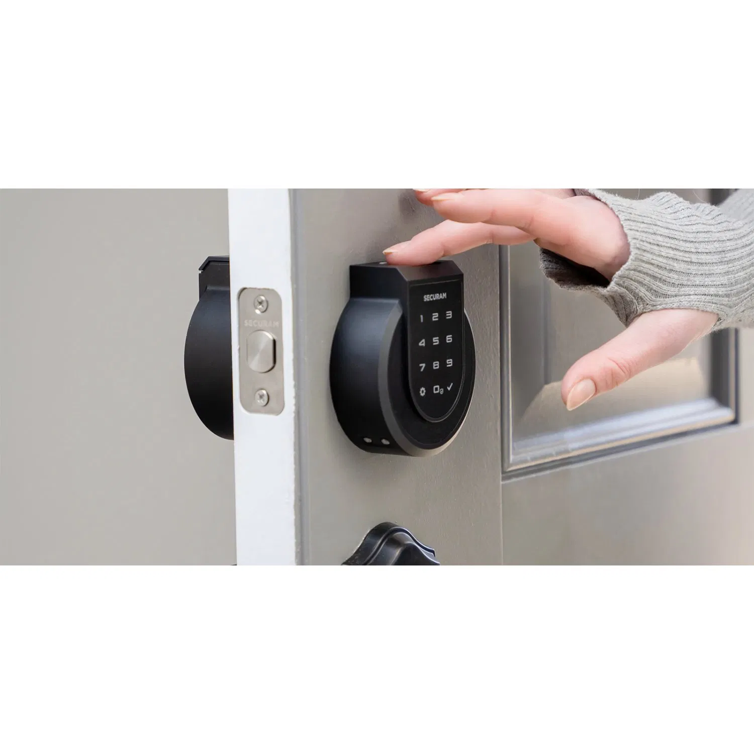 Backlit Touchscreen Keyboard Biometric High Security Safe Lock