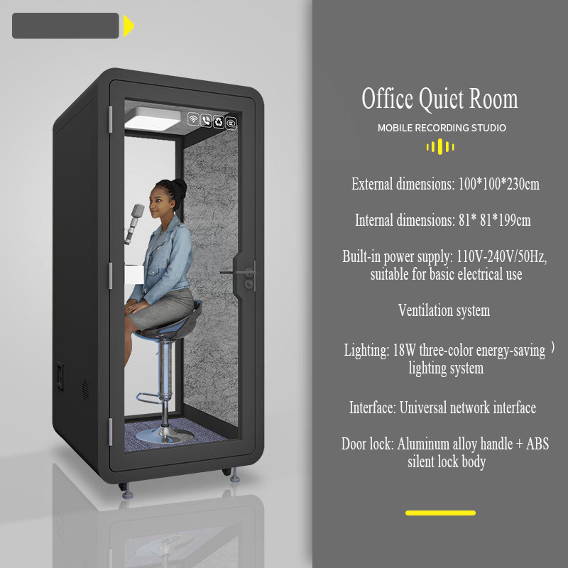 Mobile, Modular, Office Soundproof Compartment