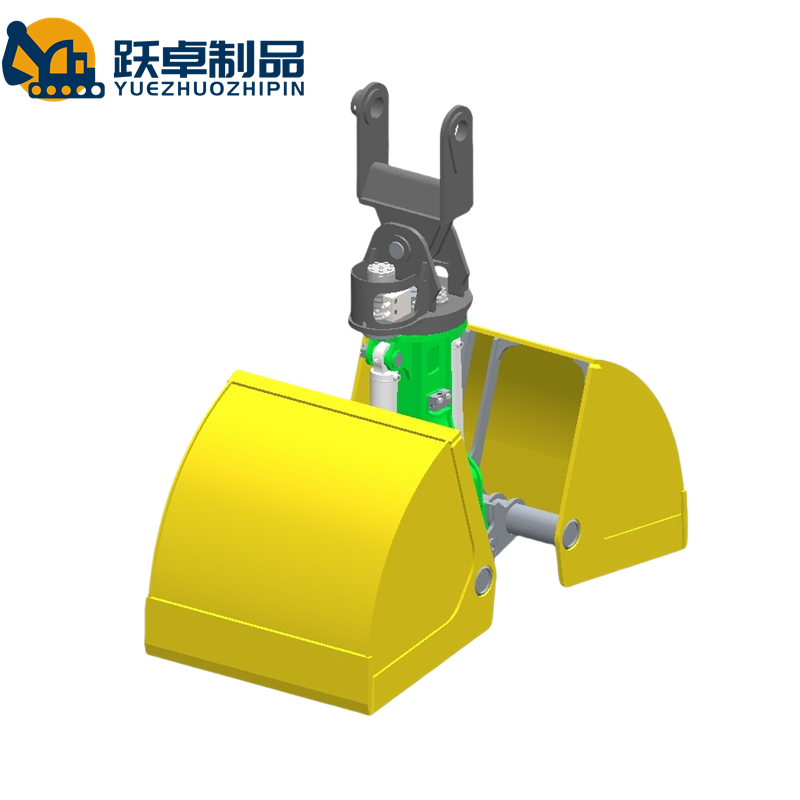 Heavy Duty Hydraulic Clam Shell Bucket for Excavator Spare Parts Available