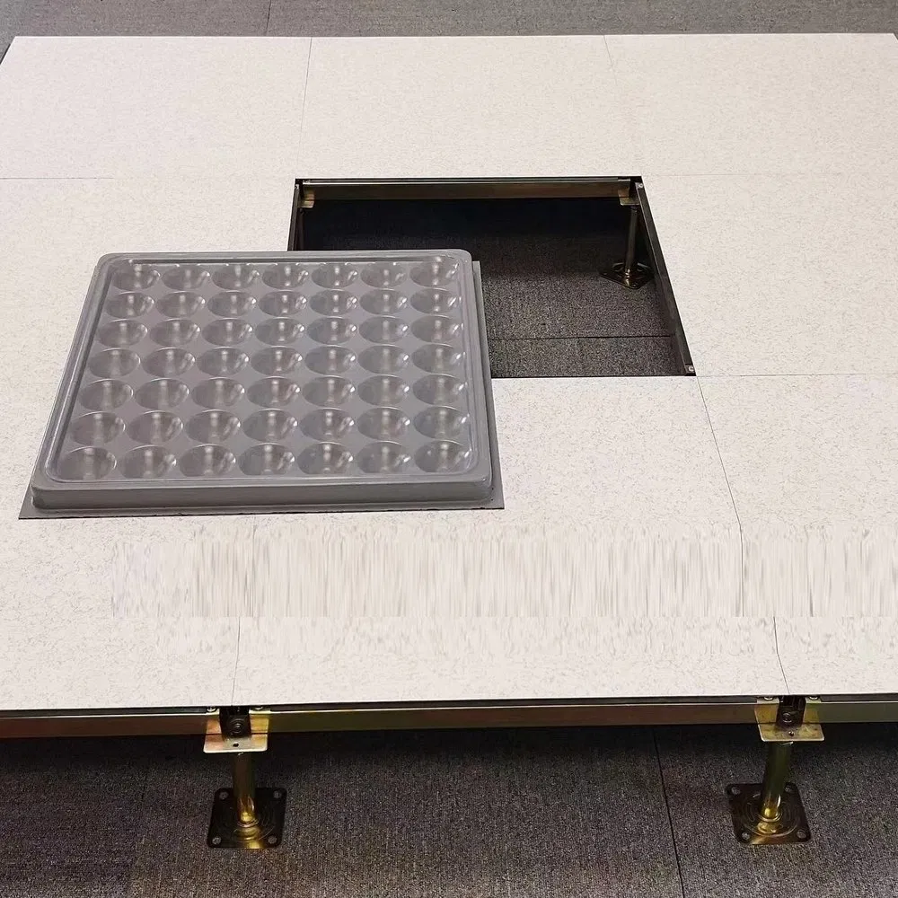 HPL Surface Vented Raised Access Floor Tile for Medical Imaging Equipment Diagnostic Room