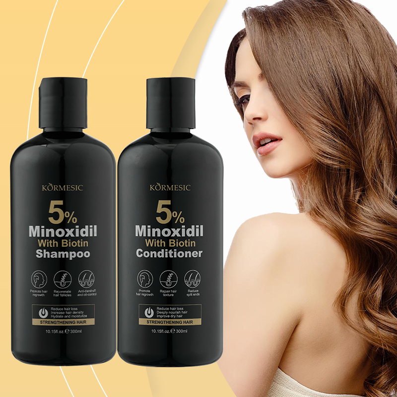 Factory Price 5% Minoxidil Repair Growth Hair Shampoo & Conditioner Set