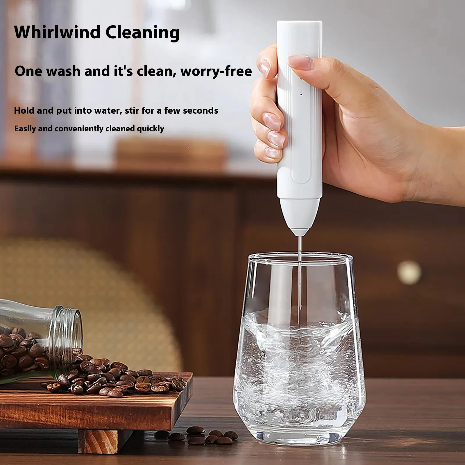 Mini Coffee Blender Handheld Milk Foam Electric Mixer Mini Coffee Whisk Automatic Electric Milk Frother