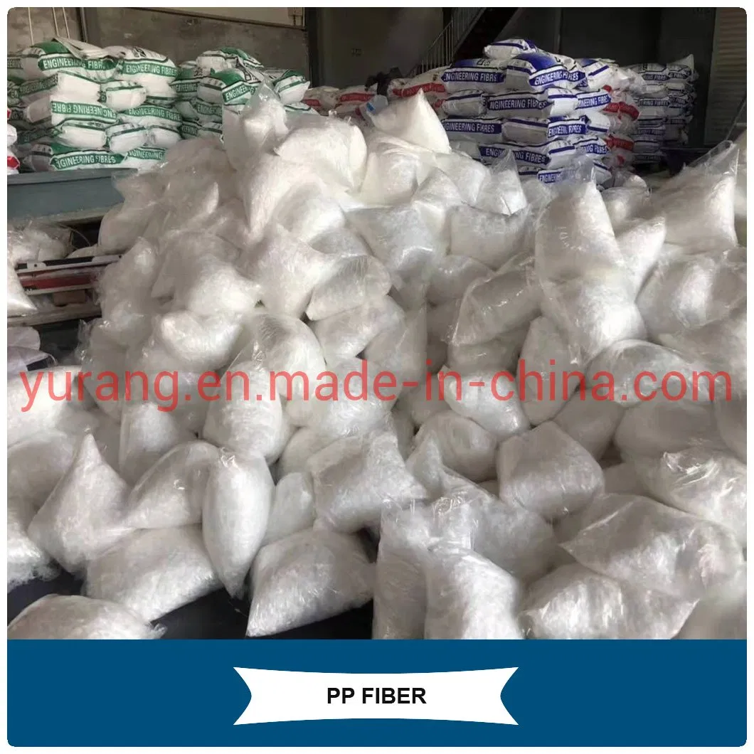 Crack Resistance Fiber PP Mono Fiber 6/12mm in Construction Mortar System