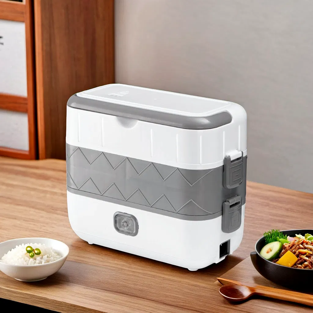 Stylish Compact Electric Lunch Box with Quick Heat Function