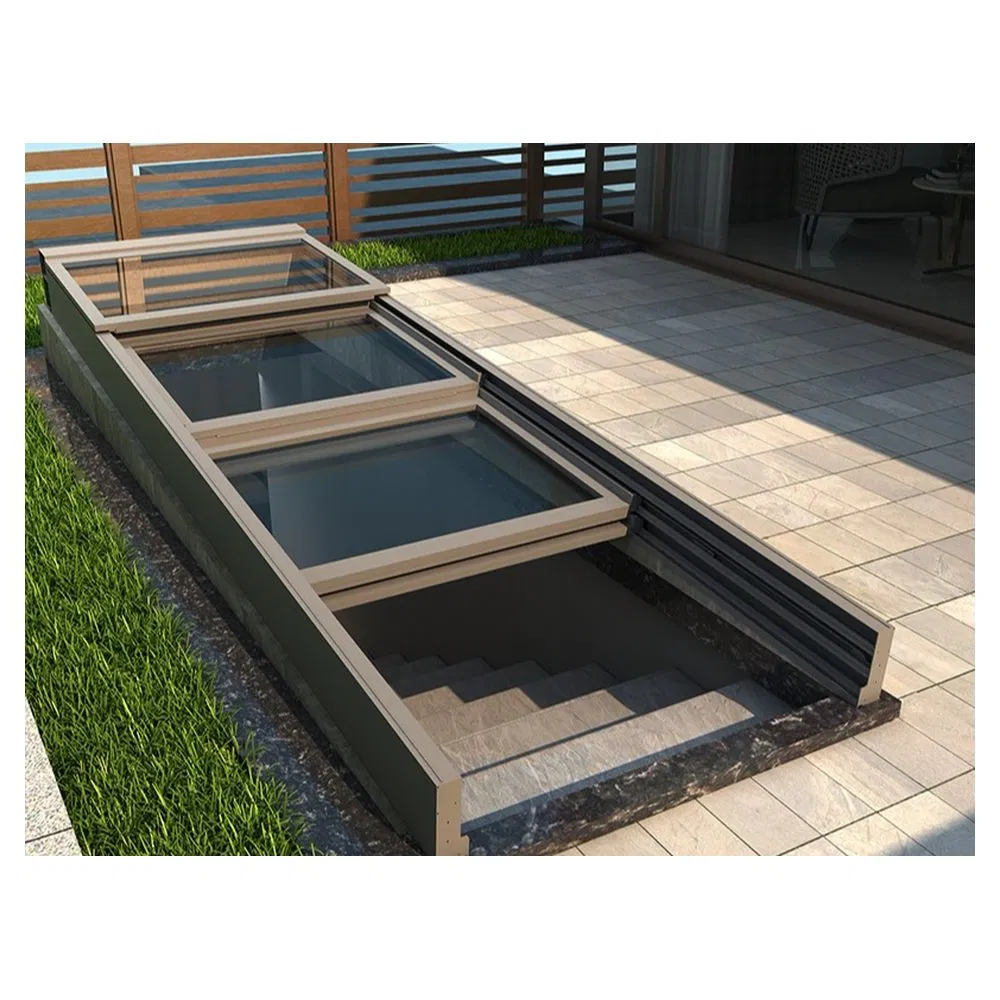 Electrical Skylights for Outdoor Use Modern Aluminum Alloy Roof Fixed Skylights
