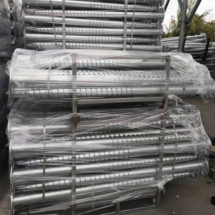 Dipped Galvanized Ground Screw Wooden House Foundation Support Solar Ground Screw