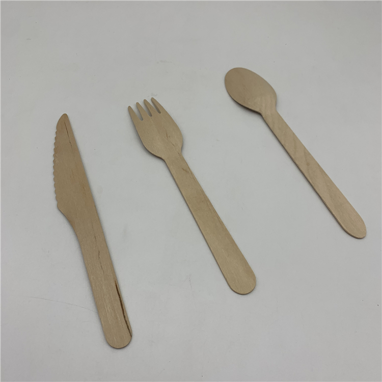 100% Wooden Cutlery Set Hot Sale Cutlery