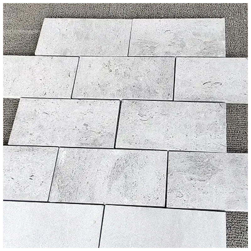 Grey Limestone Brick Floor and Wall Paving Tiles