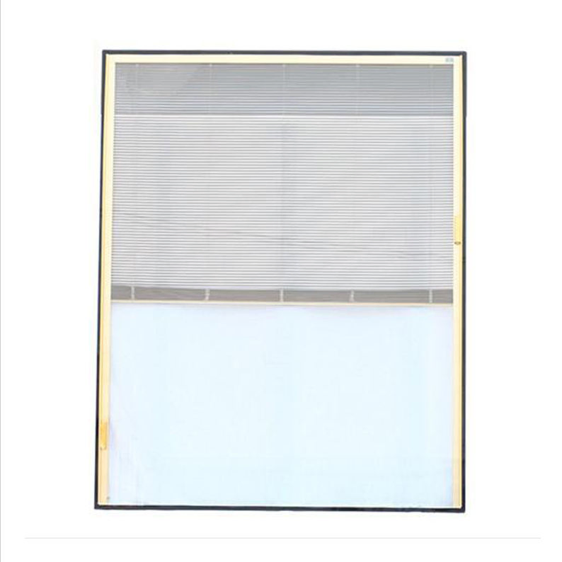 Cordless Sliding Magnetic Tilt and Lift System Window Door Double Glasses Aluminum Blinds Blinds Curtains Partition