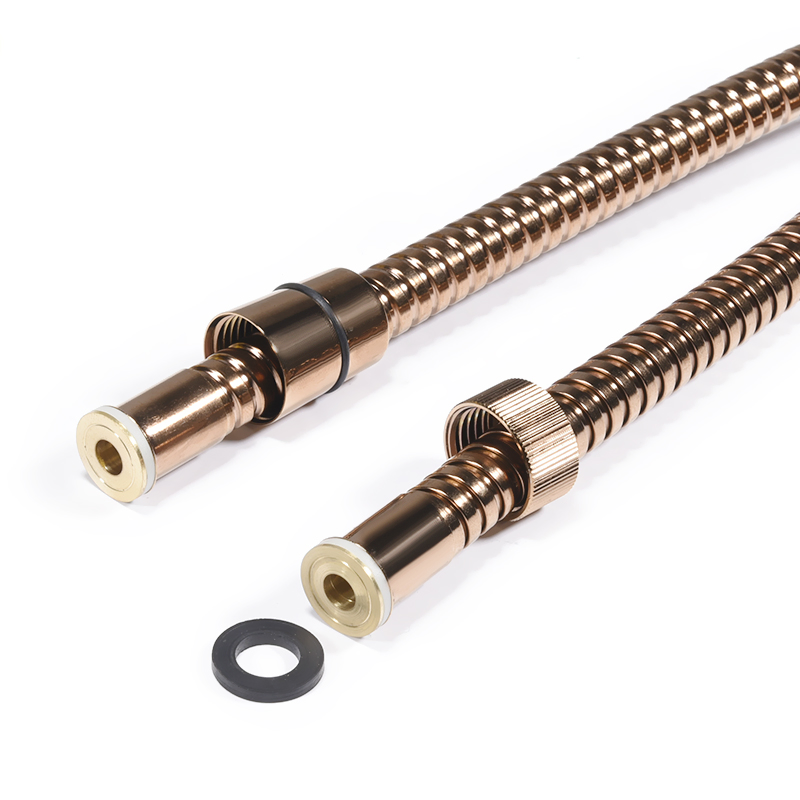 Flexible Shower Hose 200cm Made of Stainless Steel and PVC by Ht